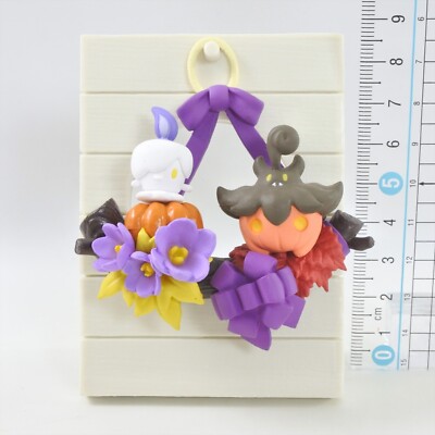 LITWICK and PUMPKABOO Figure for Pokemon Wreath Collection Kisetsu