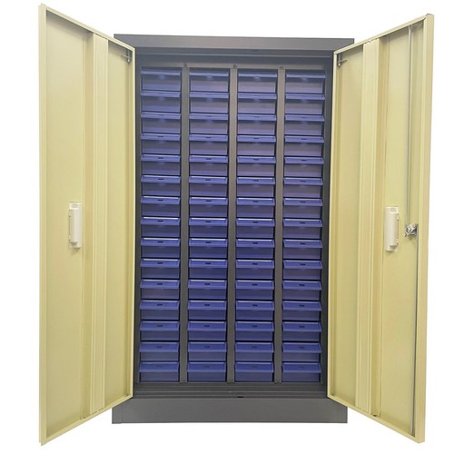 Bolt and Nut Storage Cabinet Parts Box Cabinet W/ 60-Drawer Storage Shelving Bin - Picture 8 of 13