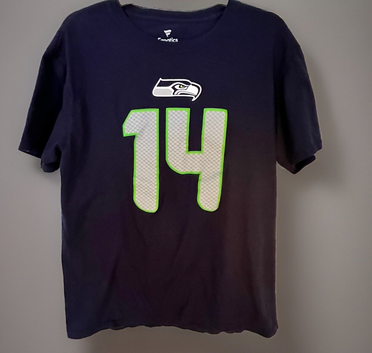 Seattle Seahawks Ole Miss Rebels DK Metcalf Blue Seahawks Jersey T