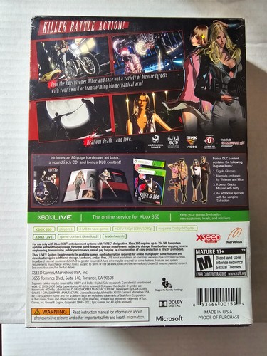 New & Sealed Killer Is Dead Limited Edition XBox 360 Suda51 - Picture 2 of 3