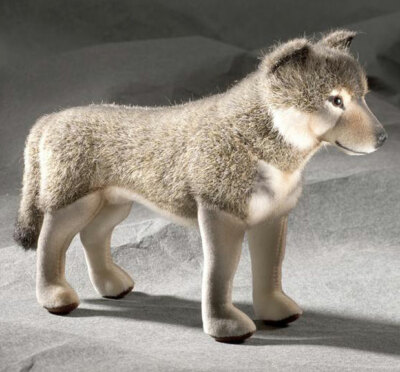 Miniature Loup Par Kosen Kösen Peluche Collection Chien 19cm 6180 