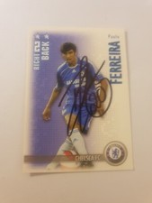 SIGNED SHOOT OUT 2006/07 CARD-PAULO FERREIRA-CHELSEA