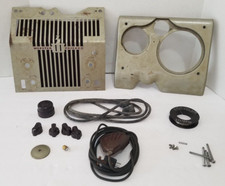 Vintage Webster Chicago Wire Recorder Lot Of 4 Knobs Mic Front Plate Parts Only