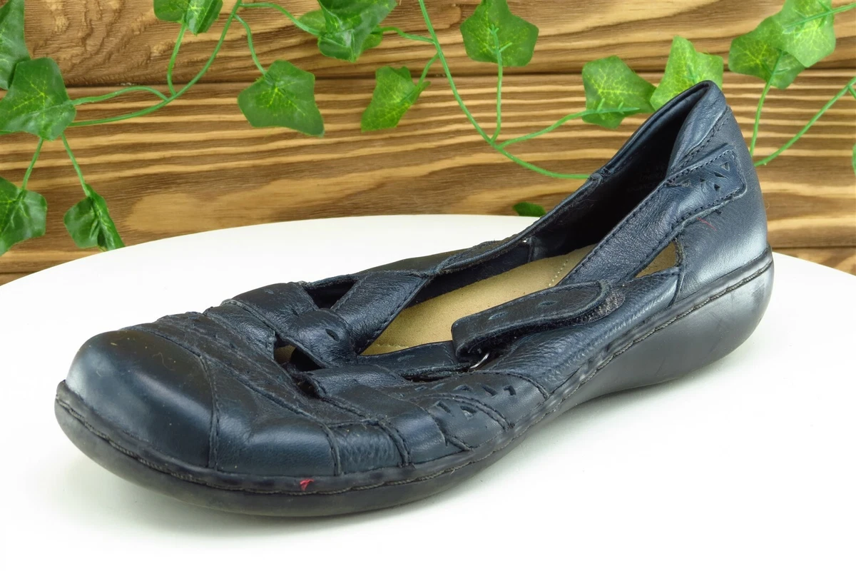 Clarks Size 7 M Blue Mary Jane Shoes Leather Women eBay