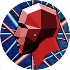 Slipmat Scratch Pad Felt for any 12" Turntable LP DJ Record Player ROBOT HEAD