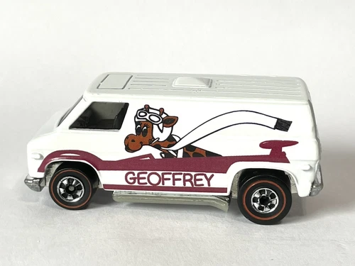 CUSTOM MADE Hot Wheels Redline Super Van Geoffrey Giraffe Toys R Us - 1 OF 1 😎