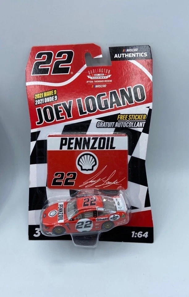 5 coches NASCAR Authentics 2021 Wave 9 1:64 Foto 4 de 4