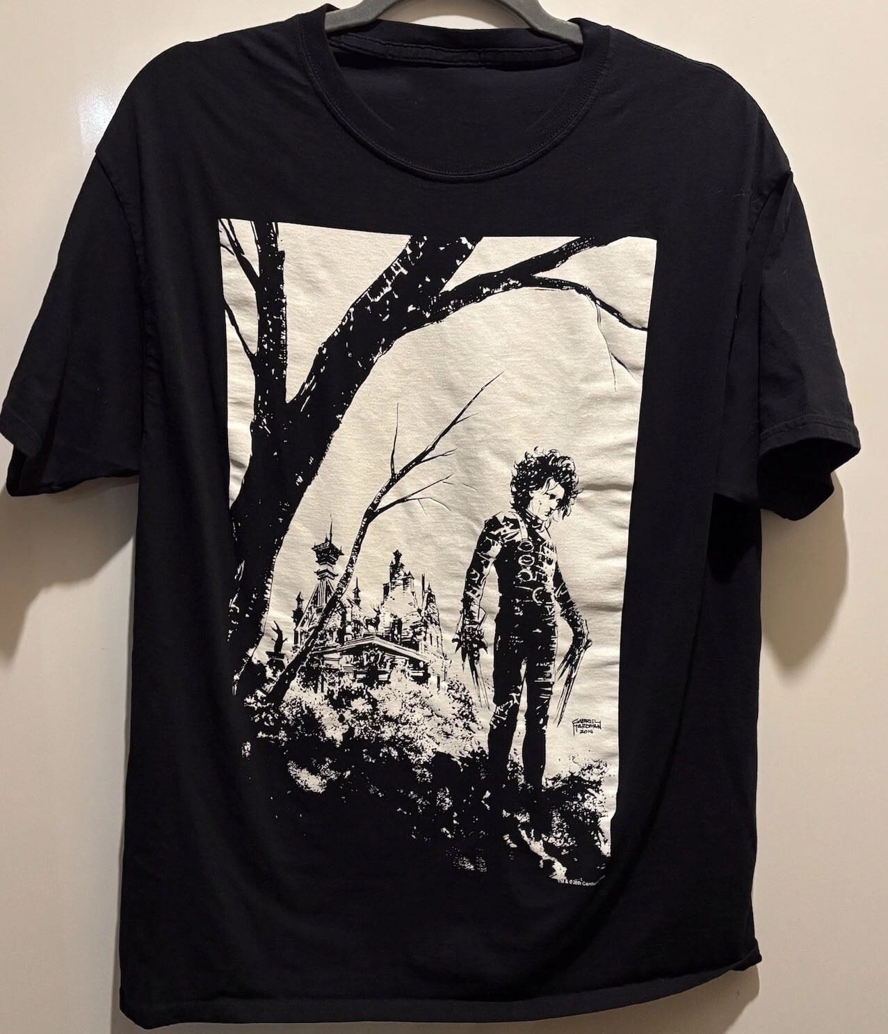 Edward Scissorhands Movie Poster Graphic T-Shirt