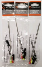 6 new CELSIUS  Ice Fishing Wire Spring Bobbers 3- 2/Packs Hi VisTip