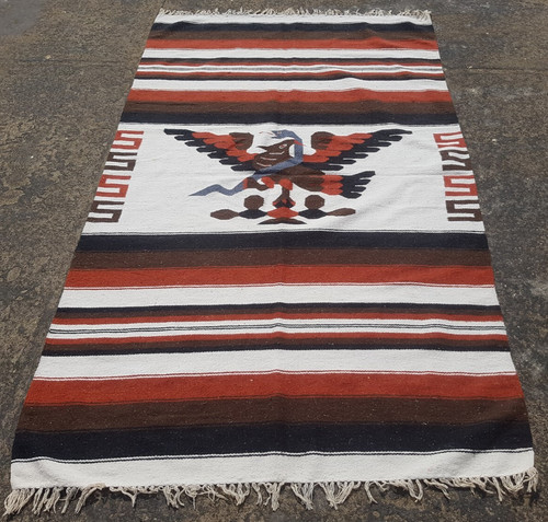 Vintage Traditional Handcrafted Beautiful Kilim Rug for Home Décor 200x118 cm