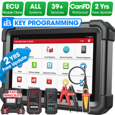 2024 Launch X431 IMMO Elite Key Programming Tool Full System Diagnostic Scanner