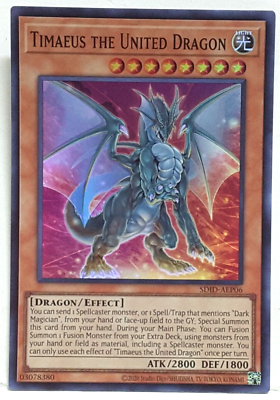 yugioh tamias dragon card New! Searchable Eye of Timaeus! Changes Dark Magician Forever!!! #yugioh #darkarmedduelist #shorts This is of the Common rarity. Konami Yugioh Asian-English Timaeus the