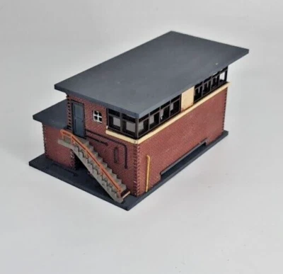 LINESIDE 1960s SIGNAL BOX BUILDING OO GAUGE WORKS WITH HORNBY & BACHMANN