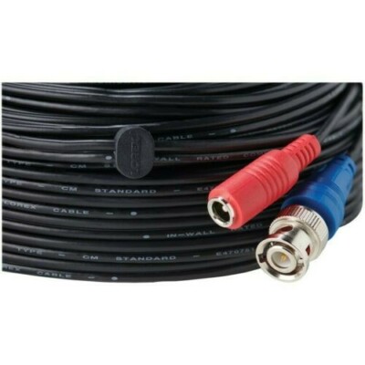 Original Lorex 3-pack of 60ft 4K Premium RG Extension Cables CB60UB4K 