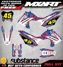 Honda Graphics CRF 125 2013 2014 2015 2016 2017 2018 HAWK STYLE decals