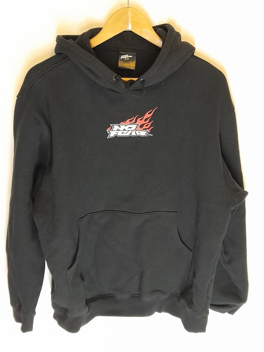 No Fear hoodie Black Flame logo L Was £50 Now £35 | eBay UK
