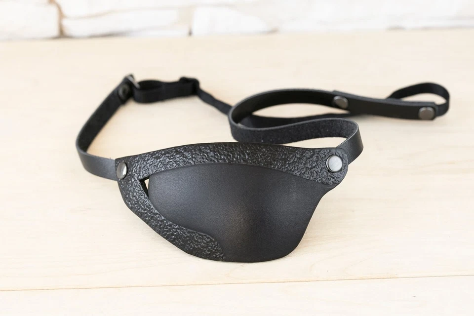 Leather Eye Patch, Eye Patch, Man Eye Patch, Woman Eye Patch, Eye Mask, One Eye - Image 2 of 4