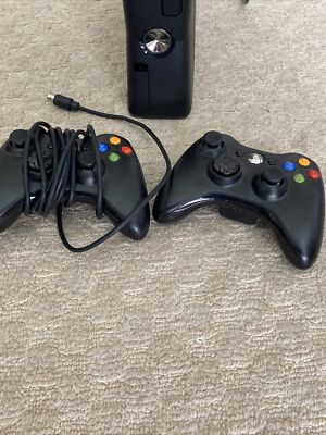 Xbox 360 S Slim Bundle, 250GB 1439 Console, Controller, Power, HDMI, TESTED!