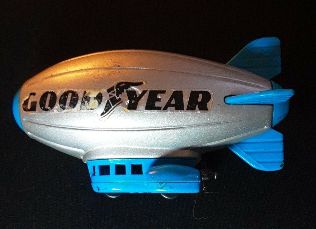 Vintage Buddy L Good Year Blimp Japan Metal Top / plastic bottom
