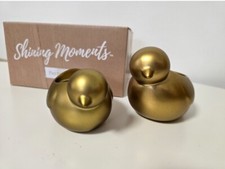 Partylite Teelichthalter goldene Küken Ostern Frühling P93641 neu