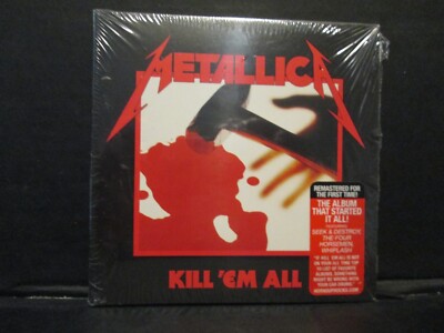 Metallica - Kill 'Em All New Sealed LP Replica CD Digi Remastered
