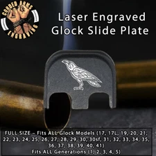 Raven - Glock Rear Slide Plate Back Plate for Full Sized Glocks Gen 1-5
