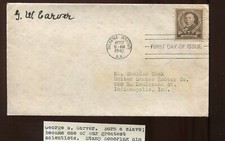 George Washington Carver American Agriculture Scientist Signed Cover LV6141