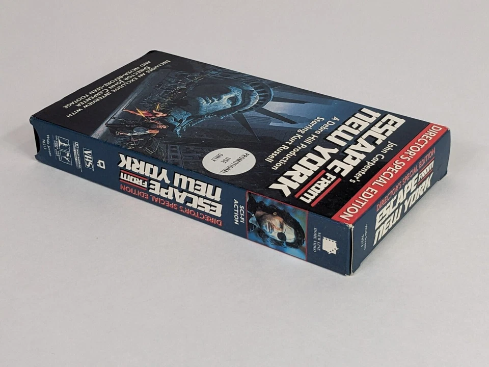 Escape From New York Director's Special Edition VHS RARE Promotional Video - Imagem 4 de 4