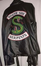 South Side Serpents Leather Motorcycle Jacket Mens Xl