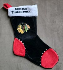 Chicago Blackhawks Christmas Stocking - NHL - Red Black - Officially Licensed 