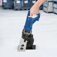 1600W Electric Hydraulic Hole Puncher Knockout Punch Φ1/3"-4/5" Metal Hole Punch