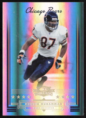 2006 Donruss Threads #145 Muhsin Muhammad Gold Holofoil #/50