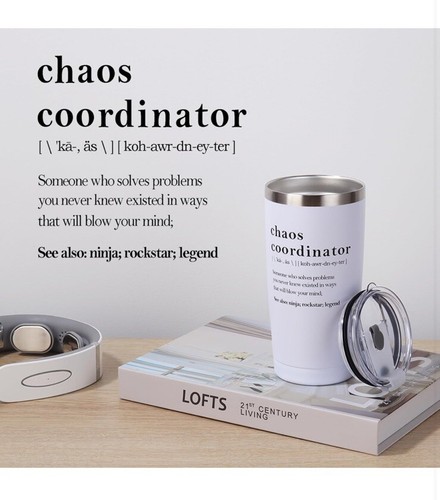 White Tumbler 20 Oz Thank You Gifts for Boss, Coworker, Manager, Office, Etc.. - 第 4/4 張圖片