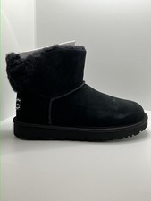 UGG Stiefeletten Classic Bling Mini, Schwarz, Größe 36, neu