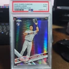 New Listing2017 Topps Chrome #169 Aaron Judge Prism Refractor PSA 9 RC Rookie
