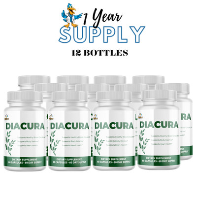 DIACURA-Blood Support- 12 Bottles- 720 Capsules