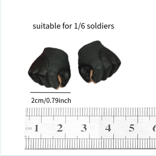 1/6 Scale Gloves Hands Model Accessories Collectible Party - Picture 4 of 6