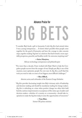 Big Bets: How Large-Scale Change Really Happens, Shah, Rajiv, Good Book