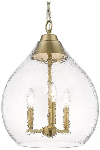 Ariella 14 3/4" Wide Brushed Champagne Bronze Pendant Light - Picture 2 of 7