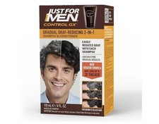JUST FOR MEN Control GX Grey-Reducing 2-IN-1 Shampoo  Conditioner 4 OZ