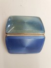 Sterling Silver Antique Guilloche Enamel Cigarette Case.