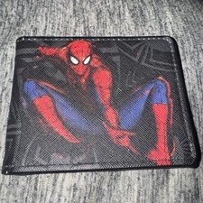 Buckle-Down Bi-Fold Wallet Marvel Spider-Man Jumping Swinging ID Card Holder