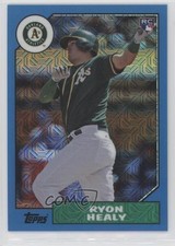 2017 Topps Silver Pack 1987 Design Chrome Blue 70/115 Ryon Healy #87-RH 0s3