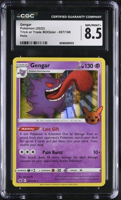 Gengar (2021 Copyright Date) 057/198 Trick or Trade Booster Bundle