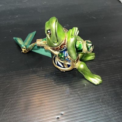 WATERFORD Ornament Holiday Heirlooms CAROUSEL FROG Glass Numbered NWT