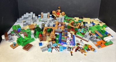 Lego Minecraft Cave Water Forest Outdoor Survival Mix Grab Lot with Figs #2