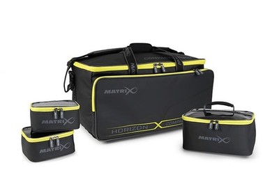 Fox Matrix Horizon X Compact Carryall (including 3 cases) Coarse Fishing Luggage