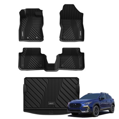 LASFIT Floor Mats & Trunk Mat for 2024-2026 Subaru Crosstrek & Impreza TPE Liner