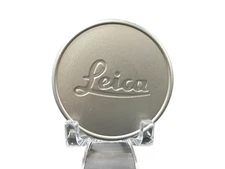 [Unused] Leica A36 36mm Front Metal Lens Cap Silver From JAPAN
