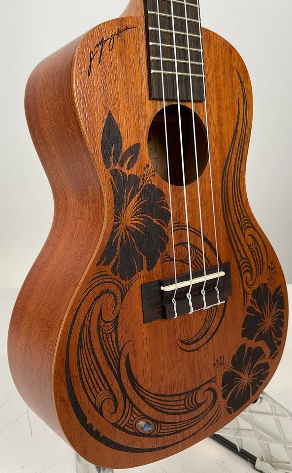 Kala Voyage Collection Unity Concert Ukulele - Maori Design - Impacted Edge - Image 2 of 4